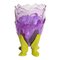 Vase Transparent Lilas Transparent, Violet Clair et Vert Mat par Gaetano Pesce pour Fish Design 2