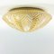 Vintage Glass Ceiling Light or Flush Mount from Limburg, Germany, 1970s, Image 3
