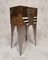 Living Room Dressers in Lacquered Wood and Hammered Metal, 1990, Set of 2, Image 5