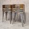 Living Room Dressers in Lacquered Wood and Hammered Metal, 1990, Set of 2, Image 2