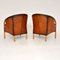 Vintage Danish Leather Armchairs by Stouby, Set of 2, Image 9