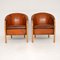 Vintage Danish Leather Armchairs by Stouby, Set of 2, Image 3