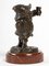 Bronze Character on Cherry Marble Base, 19th-Century 4