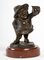 Bronze Character on Cherry Marble Base, 19th-Century 3