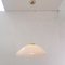 Large White Murano Glass Ceiling Lamp with Filigree Spiral 3