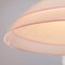 Large Italian Ceiling Lamp in White Murano Glass with Pink Gray Finishes, 1980s, Image 9