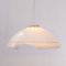 Large Italian Ceiling Lamp in White Murano Glass with Pink Gray Finishes, 1980s, Image 6