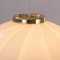 Lámpara de techo grande de cristal de Murano blanco con filigrana, Imagen 5