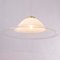 White Murano Glass Ceiling Lamp with Hot Applications 4