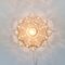 German Amber Bubble Glass Flush Mount or Ceiling Lamp by Helena Tynell for Limburg, 1960s 8