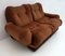 Space Age Modular Sofa in Velvet, Italy, 1970s, Set of 2 3