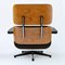 Lounge Chair & Ottoman in American Cherry by Charles & Ray Eames for Vitra, Set of 2 5