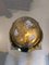Ceiling Lamp with Three Brass Lights and Murano Glass Dome, Image 5