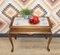 Tavolino in stile Chippendale con piastrelle e treccia, anni '60, Immagine 4