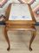 Tavolino in stile Chippendale con piastrelle e treccia, anni '60, Immagine 6