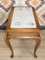 Tavolino in stile Chippendale con piastrelle e treccia, anni '60, Immagine 8