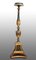 Antique Lacquered and Golden Candle Holder 1