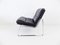 Black Leather Lounge Chair by Gerd Lange for Drabert 2