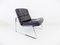 Black Leather Lounge Chair by Gerd Lange for Drabert, Image 4