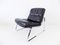 Black Leather Lounge Chair by Gerd Lange for Drabert 1