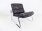 Black Leather Lounge Chair by Gerd Lange for Drabert, Image 11