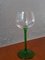 Wine Glasses in Clear & Green, Set of 10 5