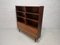 Vintage Bookcase with Bar Cabinet in Rosewood 3