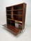 Vintage Bookcase with Bar Cabinet in Rosewood 4