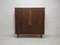 Vintage Bookcase with Bar Cabinet in Rosewood 8