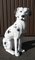 Großer Mid-Century Keramik Dalmatiner Hund, Italien 1