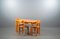 Mesa de comedor y sillas de Rainer Daumiller, años 70. Juego de 4, Imagen 11