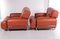 Italian Leather Lounge Chairs, 1970s, Set of 2, Image 3