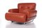 Italian Leather Lounge Chairs, 1970s, Set of 2 6