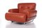 Set of Italian Leather Lounge Chairs, 1970s 6