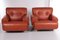 Fauteuils en Cuir, Italie, 1970s, Set de 2 2