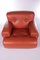 Set of Italian Leather Lounge Chairs, 1970s 14