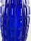 Vintage Vasen aus blauem Morano Glas, 1980, 2er Set 3