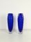 Vintage Vases in Blue Morano Glass, 1980, Set of 2, Image 12