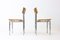 Mid-Century Belgian Dining Chairs in Wicker and Aluminium, 1950s, Set of 6 11