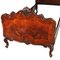 Venezianisches Barock Bett aus Nussholz von Testallini & Salviati 4