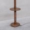 Art Deco French Turned Oak Floor Lamp 6