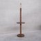 Lámpara de pie Art Déco Mid-Century geométrica de roble, Francia, Imagen 1