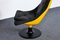 High-Gloss Varnishing Fiberglass and Leather Lounge Chair and Ottoman by Peter Ghyczy, 1970s , Set of 2, Image 3
