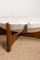 Tavolino da caffè in palissandro e marmo di Hugues Poignant, anni '60, Immagine 6