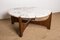 Tavolino da caffè in palissandro e marmo di Hugues Poignant, anni '60, Immagine 10
