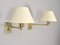 Mid-Century Sconces in Brass with Swivel Arm by George W. Hansen for Metalarte, Set of 2 3