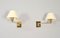 Mid-Century Sconces in Brass with Swivel Arm by George W. Hansen for Metalarte, Set of 2, Image 1