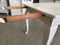 Antiker Tisch aus cremefarbenem Nussholz 11