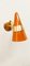 Orange & Gold Adjustable Cone Sconce 4