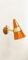 Orange & Gold Adjustable Cone Sconce, Image 1